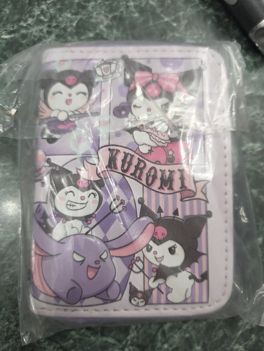 Kuromi Purple Character Wallet Phone Accessory